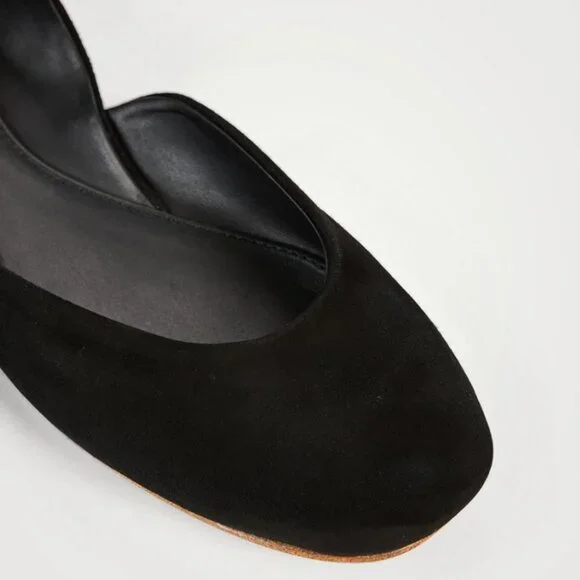 BNWT AW24 THE ROW GEMMA SUEDE BALLET FLATS 37 - Picture 10 of 10